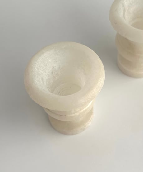 Candle holder｜アラバスター｜天然石｜燭台