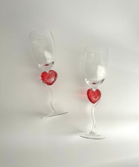 Wine Glass｜ワイングラス｜ハートモチーフ