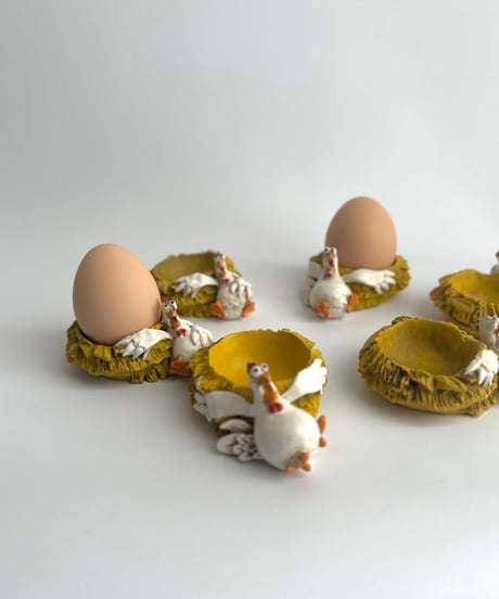 Egg Cup｜エッグカップ｜イタリア製｜Paolo Chiari｜にわとり