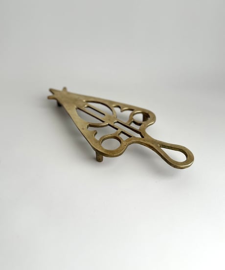 Trivet｜アイロンスタンド｜鍋敷き｜真鍮｜アンティーク雑貨