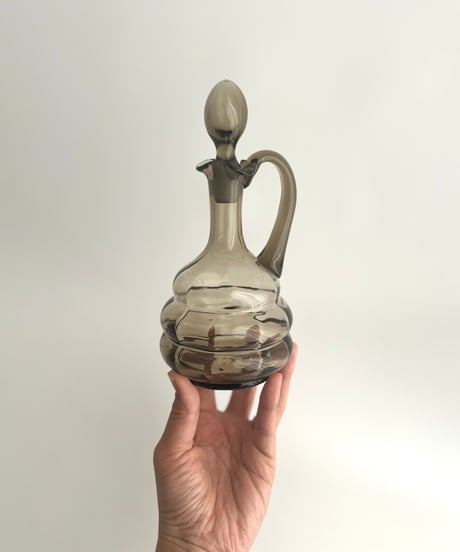 Carafe｜ガラスカラフェ｜decanter｜ブラウン｜花瓶