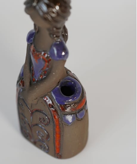 Vase｜Vallis Keramik｜フラワーガール｜陶器人形｜スウェーデン