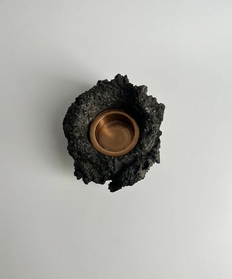 Candle Holder｜ 燭台｜溶岩石｜燭台