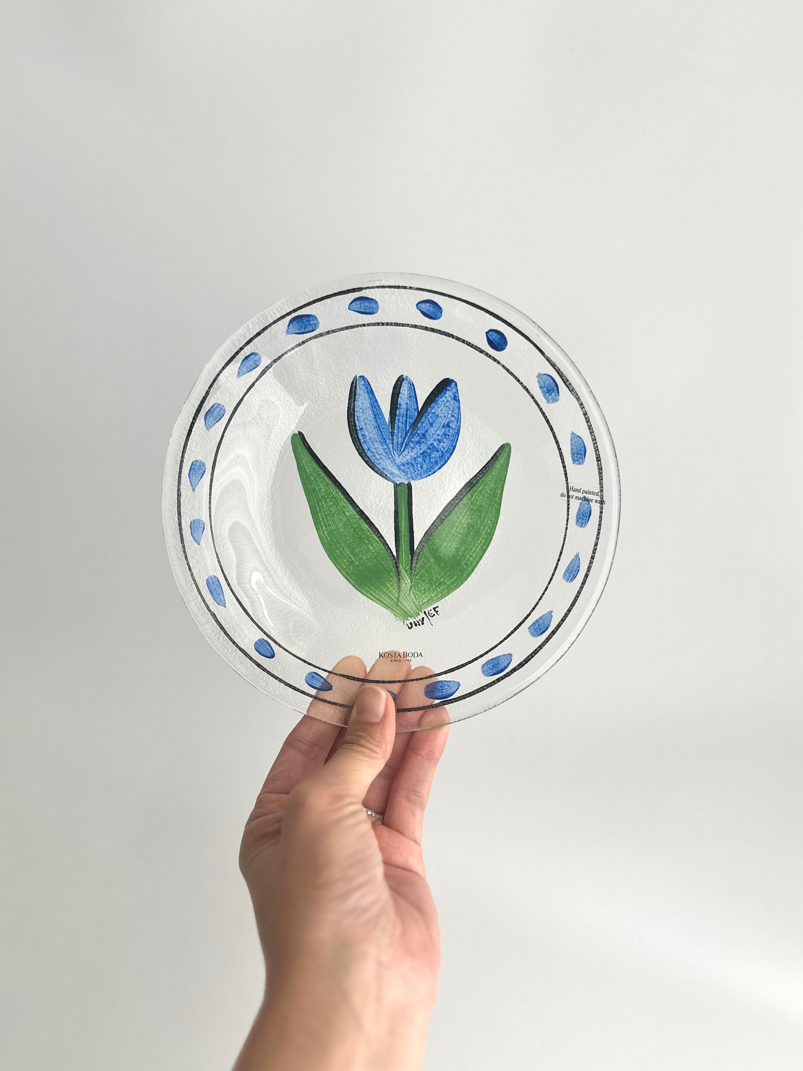Plate｜プレート｜KostaBoda｜コスタボダ｜チューリップ｜スウェーデン