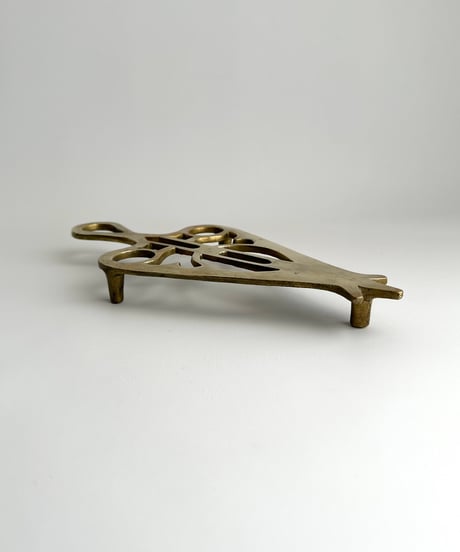 Trivet｜アイロンスタンド｜鍋敷き｜真鍮｜アンティーク雑貨