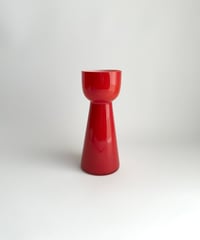 Vase｜赤い花瓶｜ガラス｜ヨーロッパ