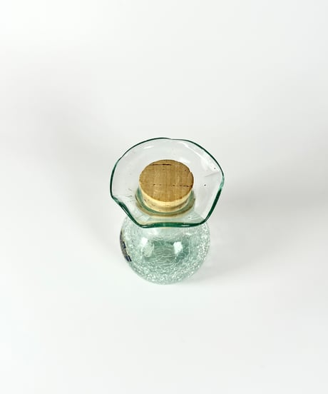 Vase｜Skansen｜クラックガラス｜北欧ヴィンテージ｜スウェーデン