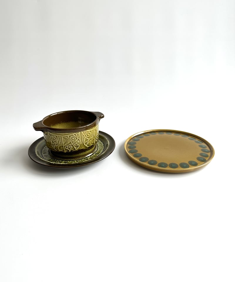 ドイツ　プレート　セット　ビンテージ Plate｜Melitta｜皿｜プレート｜ドイツ | roi home｜北欧ヴィンテージ雑貨