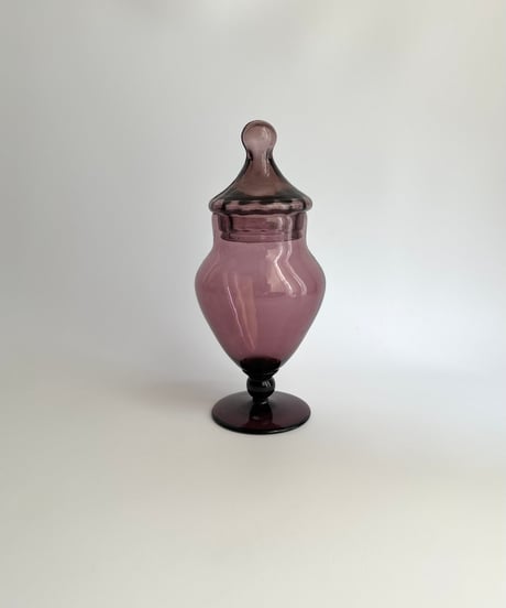 Jar｜イタリア製｜蓋付き｜キャンディーポット