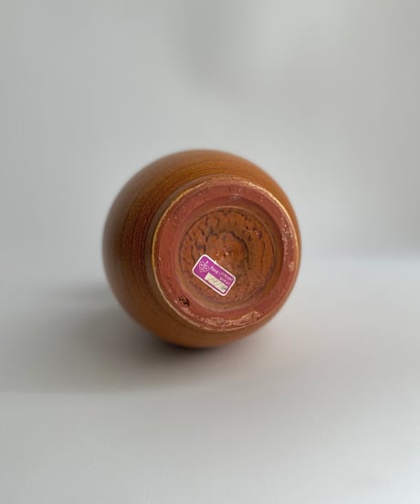 Vase｜Wilhelm Kagel｜東ドイツ｜キャメル｜花器
