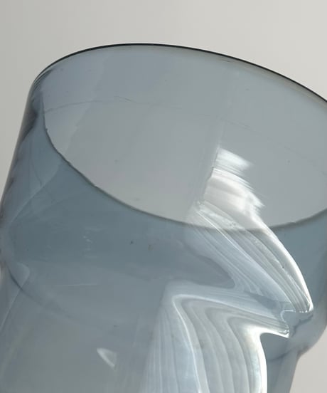 Vase ｜Blue｜Scandinavian｜大きなガラスベース｜北欧