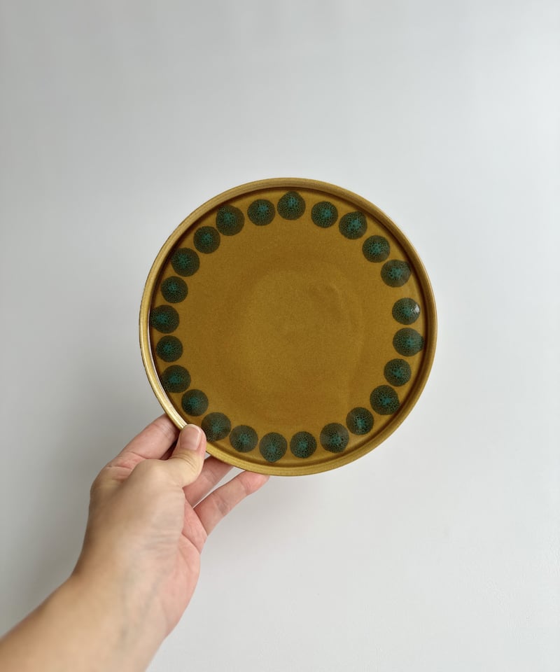 希少　ドイツ　Melitta　メリタ　セラクロン　皿　プレート　レア ドイツ1970s セラクロン プレート 朱色