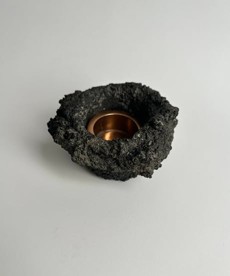 Candle Holder｜ 燭台｜溶岩石｜燭台