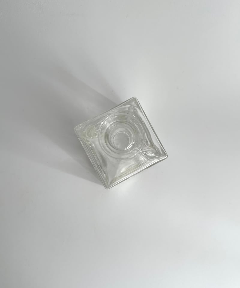 Bottle｜ガラスボトル｜キューブ型｜一輪挿し｜花瓶 | roi home｜北欧