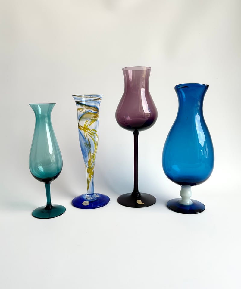 Vase｜Leksands Glashytta｜アートガラス｜花瓶｜スウェーデン | roi