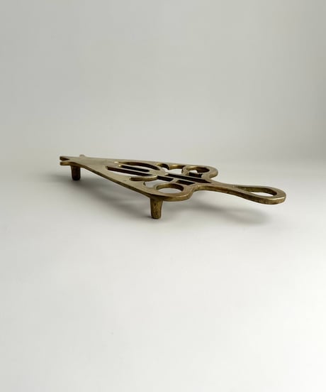 Trivet｜アイロンスタンド｜鍋敷き｜真鍮｜アンティーク雑貨