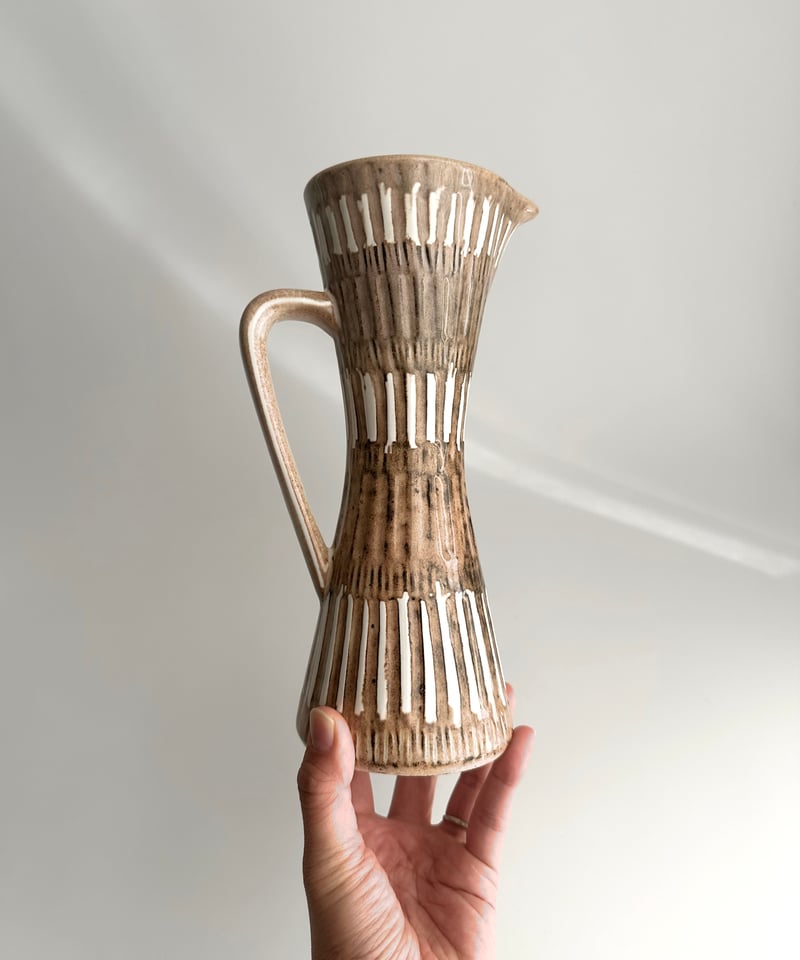 北欧ヴィンテージ　 GULDKROKEN陶器のフラワーベース/花器/花瓶/水差し 北欧ヴィンテージ GULDKROKEN陶器のフラワーベース/花器/花瓶/水差し