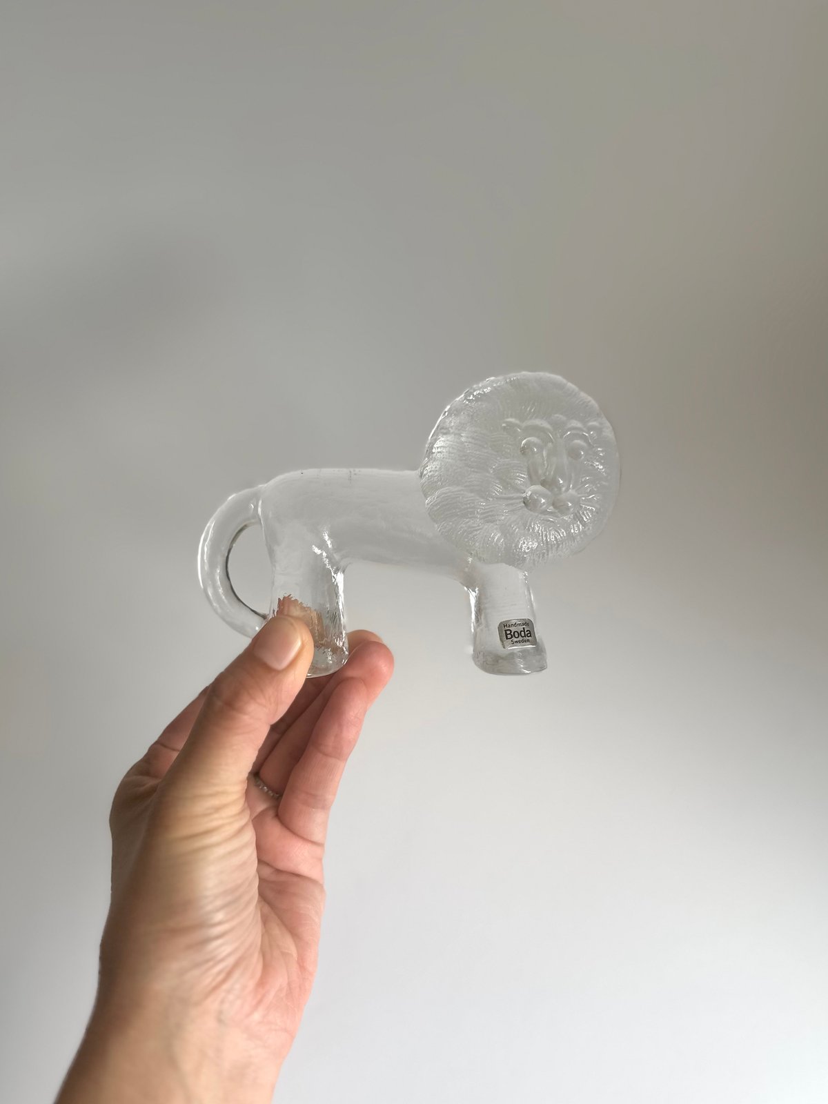 北欧　Kosta boda コスタボダ ライオン　動物園　ガラス　置物 fit=scale-down,w=1200