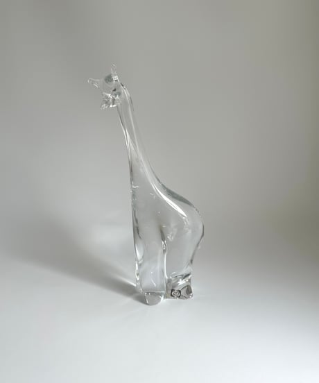 Giraffe｜Eneryda Glasbruk｜キリンのオブジェ｜ガラスの置物｜スウェーデン