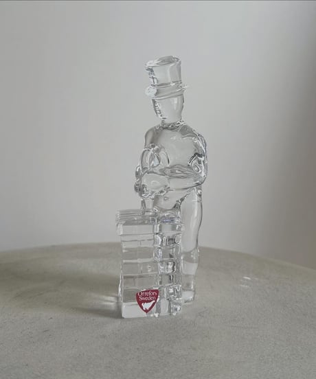 Sculpture｜Orrefors｜ガラスの彫刻｜オブジェ｜スウェーデン