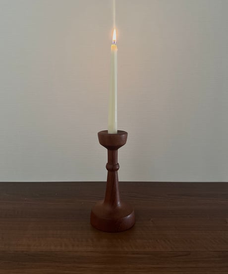 Candle holder｜チーク材｜木製｜燭台｜キャンドルホルダー