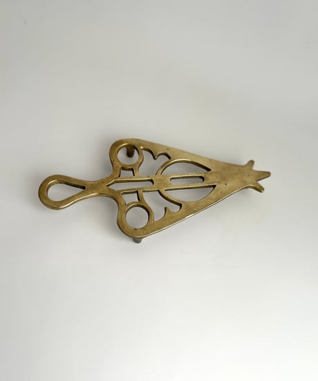 Trivet｜アイロンスタンド｜鍋敷き｜真鍮｜アンティーク雑貨