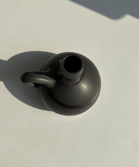 Vase｜Töpferhof Römhild｜ブラック｜東ドイツ｜ヴィンテージ花瓶