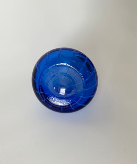 Vase｜ブルー｜ストライプ｜北欧｜一輪挿し