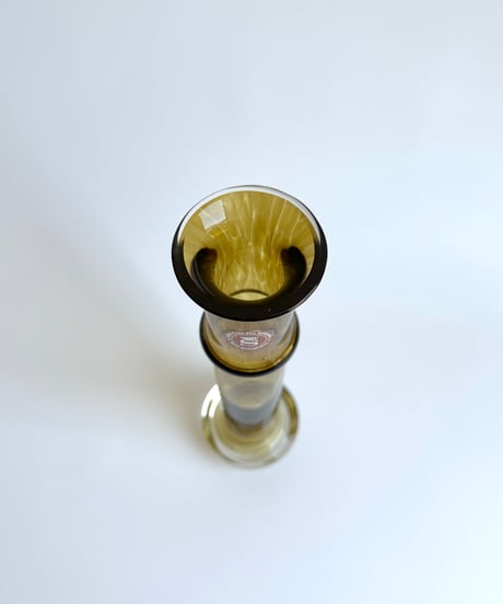 Vase｜花瓶｜Spiegelau｜西ドイツ｜アンバー