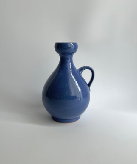 Vase｜Studio Pottery｜Blue｜花器