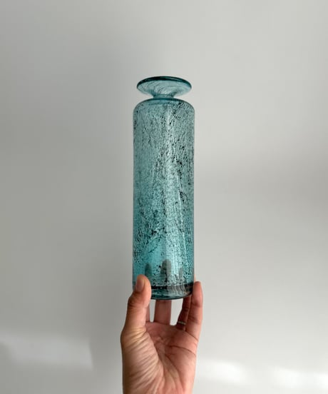 Vase｜ガラスの花瓶｜フラワーベース｜ブルー｜スウェーデン