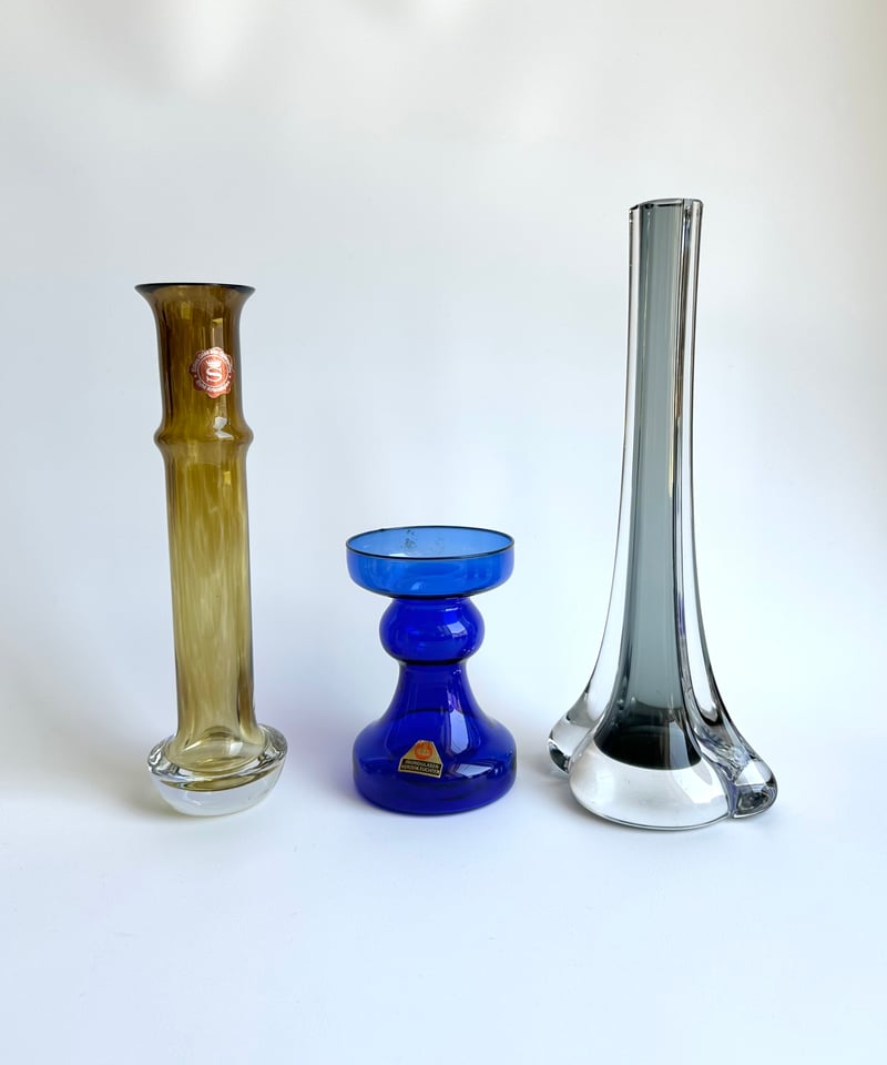 Vase｜花瓶｜Spiegelau｜西ドイツ｜アンバー | roi home｜北欧