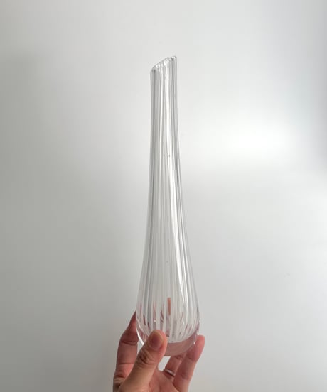 Vase｜Skruf Glasbruk｜スクルーフ｜ガラスの花瓶｜スウェーデン