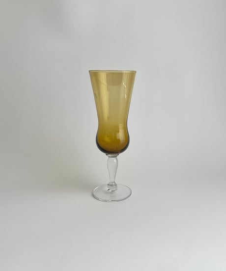 Glass｜Vase｜花瓶｜アンバー｜ガラスのフラワーベース