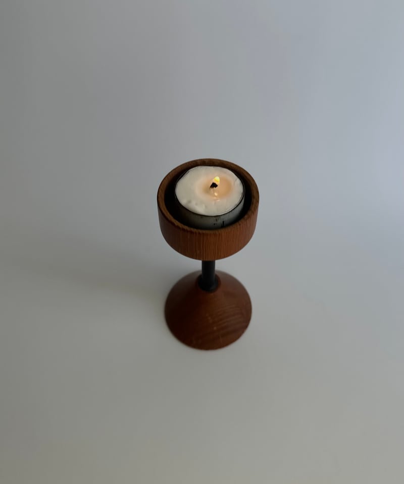 仏教美術 木製 燭台 一対 高82.5cm(メ1476) 送料無料 時代物 『栄翠』造 銅製燭台一対 高さ27.5cm 仏教
