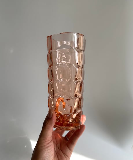 Vase｜Luminarc｜フランス｜ピンク｜フラワーベース