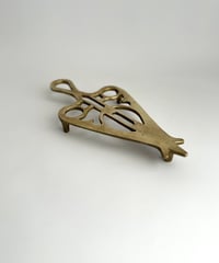 Trivet｜アイロンスタンド｜鍋敷き｜真鍮｜アンティーク雑貨