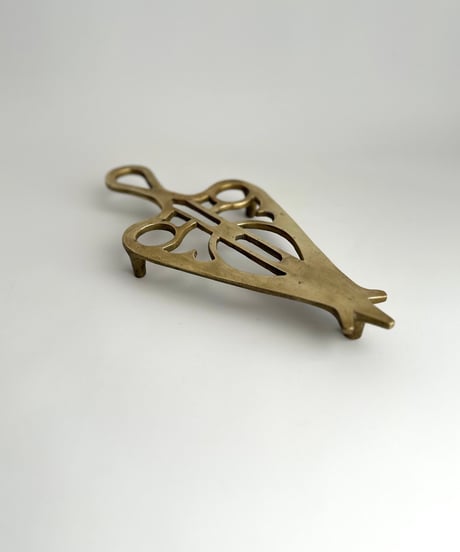 Trivet｜アイロンスタンド｜鍋敷き｜真鍮｜アンティーク雑貨