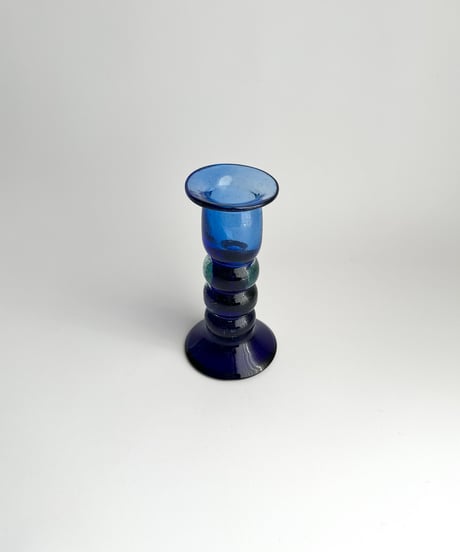Candle holder｜ガラスのキャンドルホルダー｜燭台｜ミッドセンチュリー
