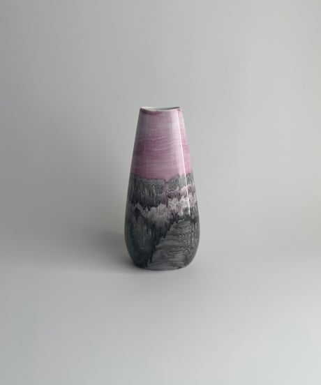 Vase ｜ポーセリン｜ハンドペイント｜フラワーベース
