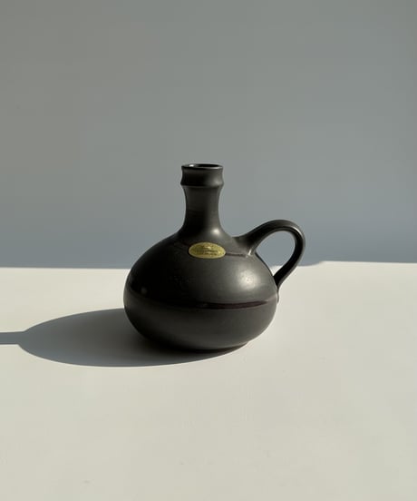 Vase｜Töpferhof Römhild｜ブラック｜東ドイツ｜ヴィンテージ花瓶