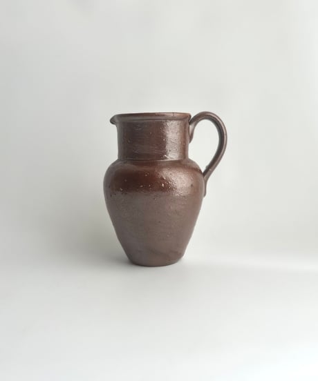 Jug ジャグ｜水差し｜茶色の花瓶｜北欧