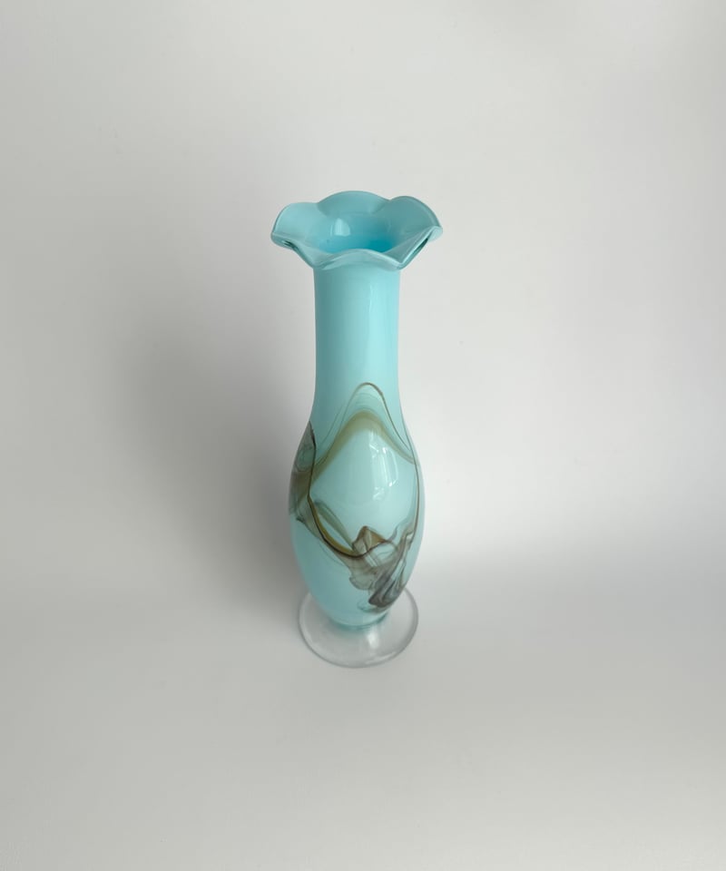 Arabia Sargasso アンバーガラスベース 北欧ヴィンテージ 花瓶 Arabia Sargasso アンバーガラスベース 北欧ヴィンテージ 花瓶 - メルカリ