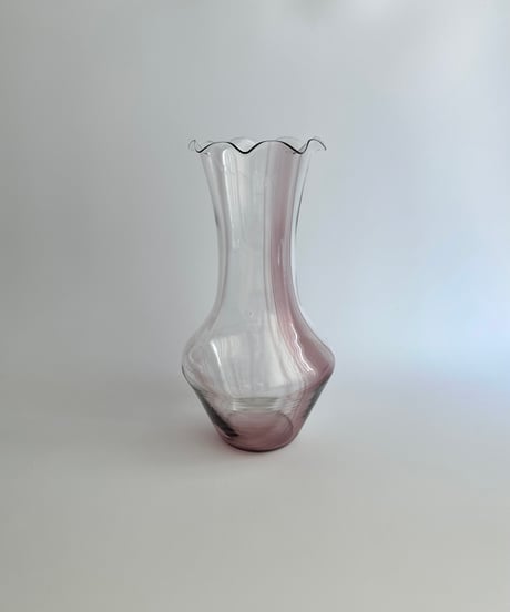 Vase｜1970s｜フリルエッジ｜フラワーベース