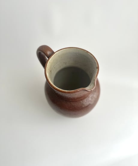 Jug ジャグ｜水差し｜茶色の花瓶｜北欧