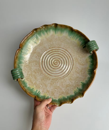 Tray｜Toreboda｜大皿｜陶器製のトレイ｜北欧ヴィンテージ