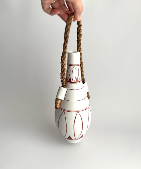Bottle｜紐付きボトル｜Titov Veles｜磁器｜ユーゴスラヴィア