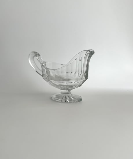 Gravy boat｜グレイビーボート｜ソースボート｜クリスタルガラス