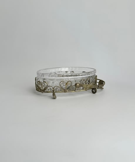 Glass Basket｜ガラスバスケット｜小物入れ｜ハリウッドリージェンシー