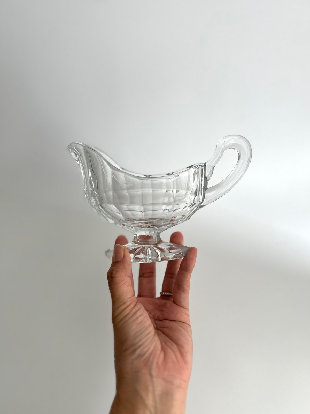 Gravy boat｜グレイビーボート｜ソースボート｜クリスタルガラス | roi